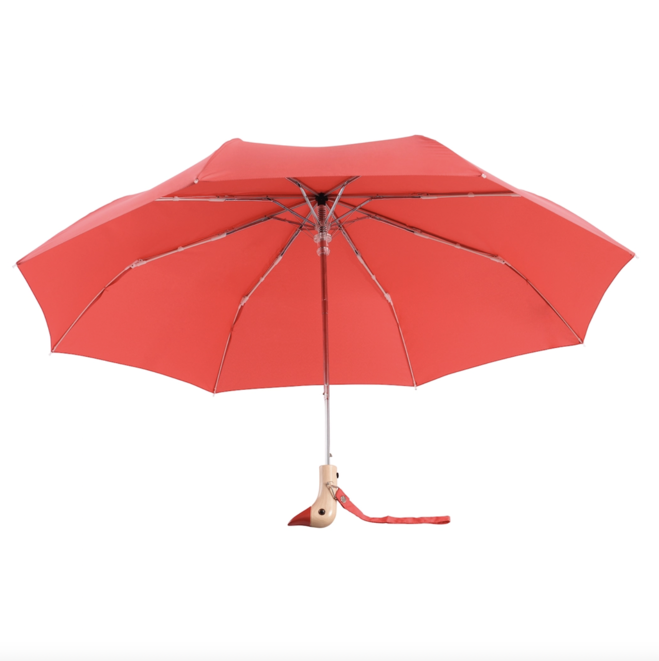 Parapluie tête de canard rose